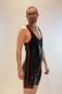 Preview: Chapsbody Bremen – offener Latexbody mit Paspel & Streifen | XS–4XL | 3–4 Wochen Lieferzeit