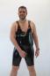 Preview: Chapsbody Bremen – offener Latexbody mit Paspel & Streifen | XS–4XL | 3–4 Wochen Lieferzeit