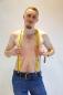 Preview: „Suspenders Old School – Y-Hosenträger aus Latex mit Metallclip in 0,6 mm Stärke“